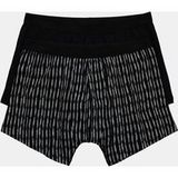 JP 1880 - Heren - Midpants FLEXNAMIC® OEKO-TEX set van 2 onderbroek - Zwart - Maat 8XL