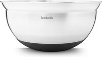 Brabantia Profile Beslagkom - 3 l - Matt Steel met Zwart