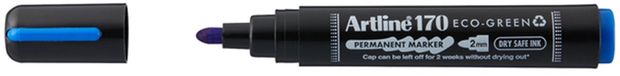 Artline Permanent marker 170 Dry Safe Eco rond medium blauw