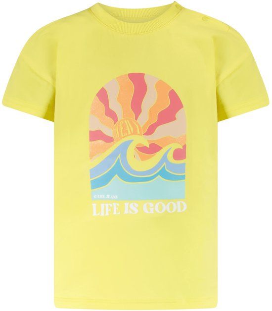 Cars Jeans Kids TYRZA LC TS Yellow - Meisjes T-shirt maat 98