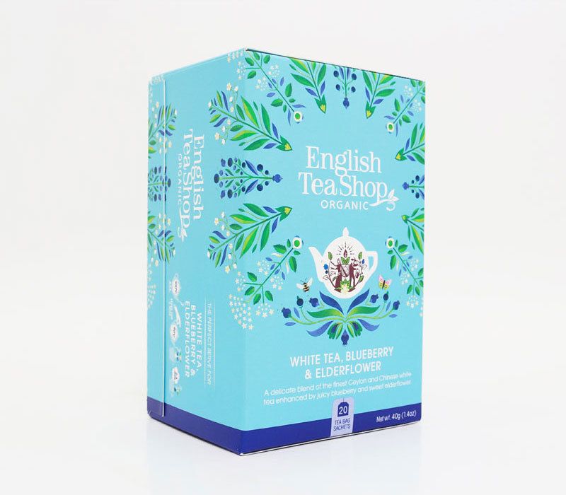 White tea blueberry & elderflower bio 20 bags