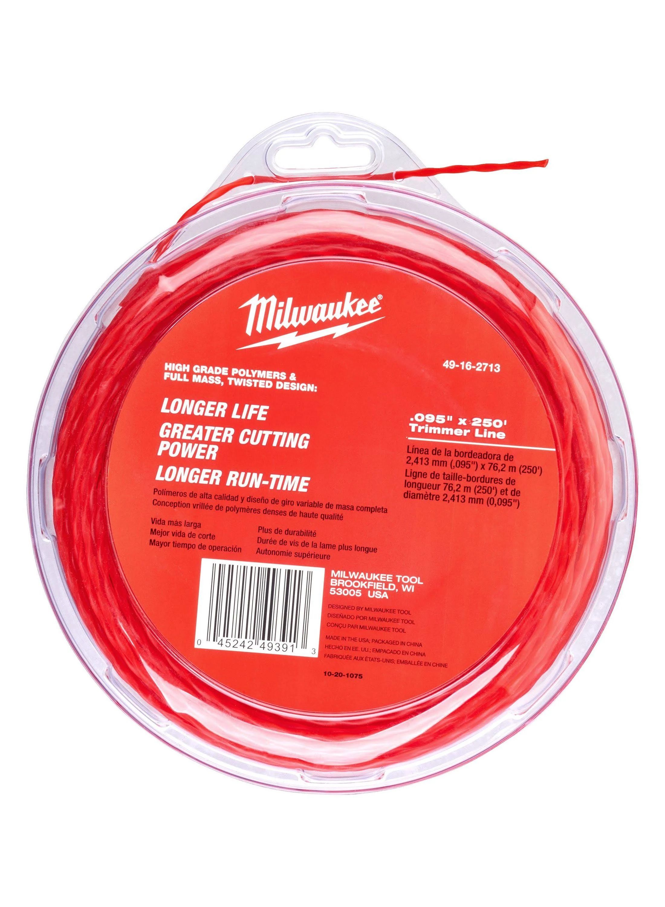 Milwaukee 49162713 Trimmerdraad - 2,4mm x 76m