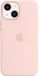 Apple iPhone 13 Mini Silicone Case with MagSafe - Chalk Pink