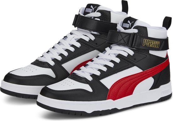 PUMA RBD Game Unisex Sneakers - Wit/Rood/Zwart