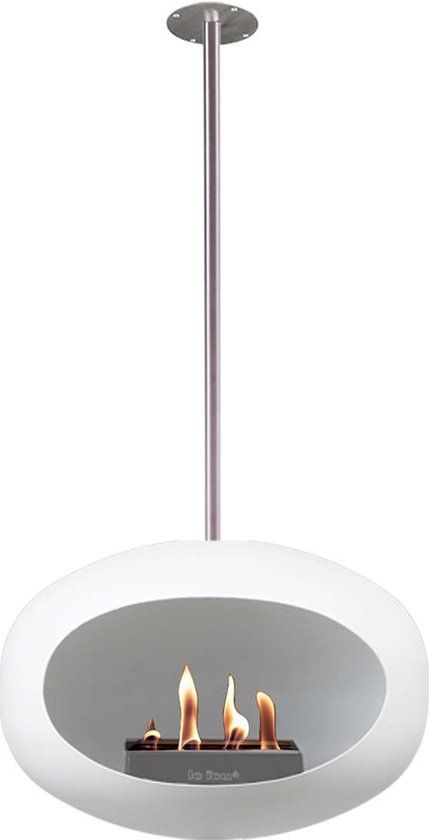 Le Feu Sky Bio Ethanol Haard 140 cm - Wit/Zilver