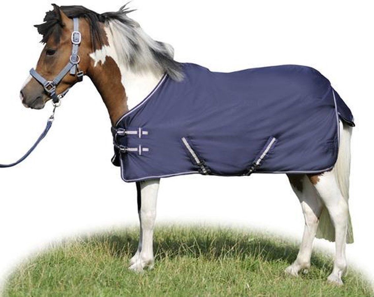 HKM Weidedeken -Economic- met fleecevoering donkerblauw 215