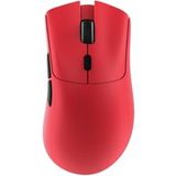 ATTACK SHARK R1 Superlight Gaming Mouse 59g - Rouge - 12.2 × 6.4 × 3.8 cm - Sans fil et filaire - Jusqu'à 18 000 DPI - 65 heures d'autonomie de la batterie