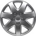 AutoStyle 4-Delige Wieldoppenset Michigan 14-inch gun-metal