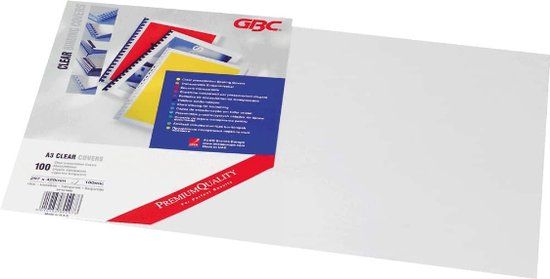 GBC Dekblad DIN A3 250gr Wit Glanzend