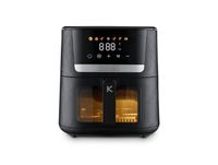 KITCHENCOOK AIRMED7W Friteuse sans huile 7 L avec affichage numérique et fenêtre de cuisson transparente
