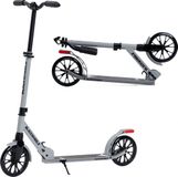 BLACKWHEELS ZOOM Foldable Scooter - Opvouwbare Step - Voor volwassenen - ABEC-7 - 200 mm PU Wheels - Voetrem - Grijs