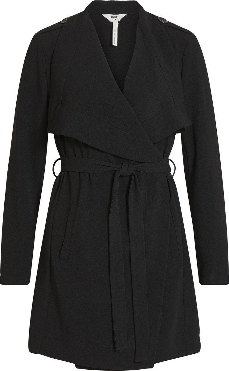 Object Collectors Item OBJANNLEE SHORT JACKET NOOS Women's Jacket - Size S - Black