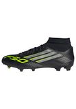 ADIDAS F50 League Mid FG/MG Voetbalschoenen Heren Zwart Maat 46.5