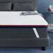 Surmatelas 140x200 cm Inre Épaisseur 8 cm, Mousse à mémoire de forme, Haute densité, Confort et Respirant, Avec housse hypoallergénique lavable