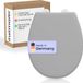 instmaier Alma - Abattant de WC - Duroplast - Forme Ovale - Gris - Soft-close