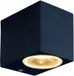 Ecolight lampe d'extérieur à LED, applique murale, luminaire mural noir pour montage mural, 1xGU10, IP44