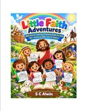 Little Faith Adventures: 51 Bible Stories to Color, Learn, and Explore with Fun Activities for Kids Ages 4–8