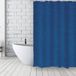 MSV Douchegordijn Blauw – Waterdicht Douche Gordijn van Stof – Spatscherm voor in de Douche – Douchegordijnen