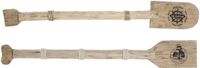 DKD Home Decor Wanddecoratie Bruin Hout 2 Stuks