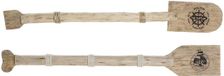 DKD Home Decor Wanddecoratie Bruin Hout 2 Stuks