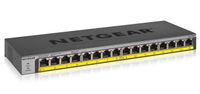 NETGEAR GS116LP - 16-poorts Gigabit Ethernet Unmanaged PoE Switch - Zwart