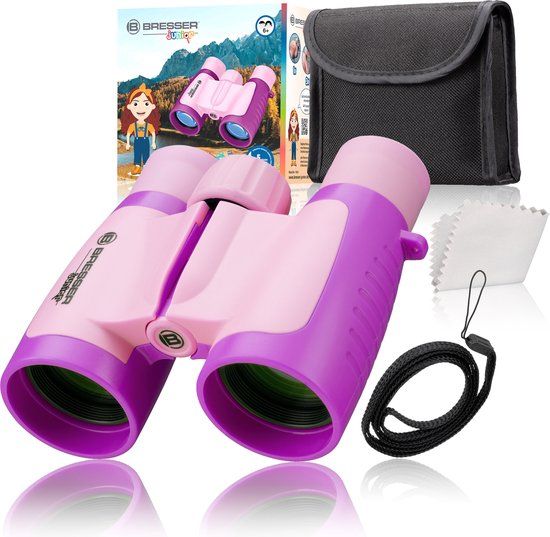 Bresser Junior 3x30 Verrekijker voor Kinderen - Roze
