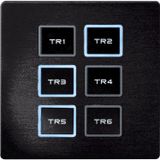Showtec panneau mural télécommande pour TR-512 Installation/Pocket