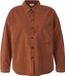 s.Oliver Chemisier en velours côtelé à manches longues pour femme, marron, taille 44