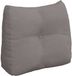 vidaXL Rugkussen Taupe Stof 60 x 24 x 50 cm