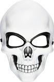Widmann Schedel Masker - Wit / Beige - Halloween - Verkleedkleding