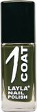 1 Layla Cosmetics One Coat Nagellak 17 ml Groen
