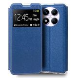 Cool Flip-cover voor Xiaomi, Redmi Note 14 Pro, glad, blauw
