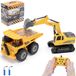 RC Graafmachine en kiepwagen, set van 2 stuks, op afstand bestuurde graafmachine en kiepwagen, schaal 1:24, 11 kanalen, 2,4 GHz, batterijen inbegrepen