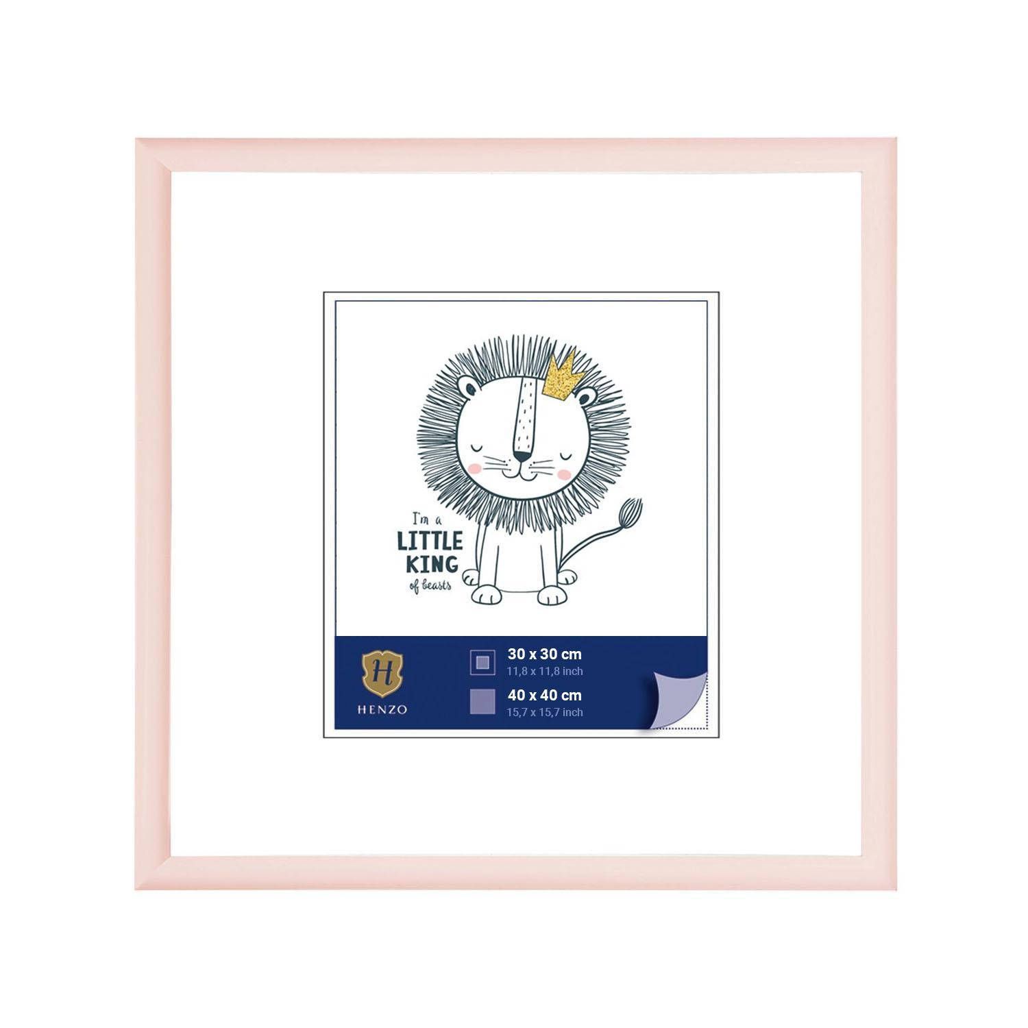 Henzo Napoli fotolijst - 40x40 cm - Roze - Kunststof