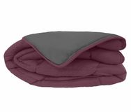 TOISON D'OR Couette chaude bicolore microfibre 400 gr/m2 160x220 cm Polyester
