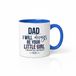 Sublimatie groothandel Dad I Will Always Be Your Little Girl Financial Burden Mug