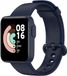Strap-it Xiaomi Mi Watch Lite siliconen bandje - donkerblauw