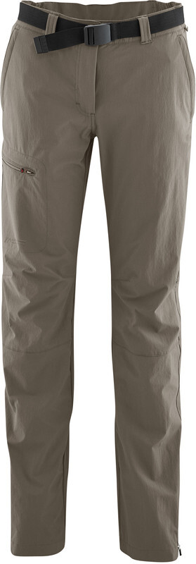 Maier Sports Inara Slim lange broek Dames Short bruin 40 kort 2018 Trekking- & Wandelbroeken