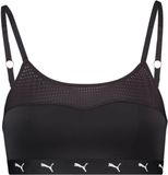 Puma Sport Bh Dames - Padded Sport Top - Medium Support - Zwart - Maat XS