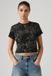 Levi's Essential Sporty T shirt met print - Women's - XS - Zwart / Zine Cowboy Grid Pirate Black