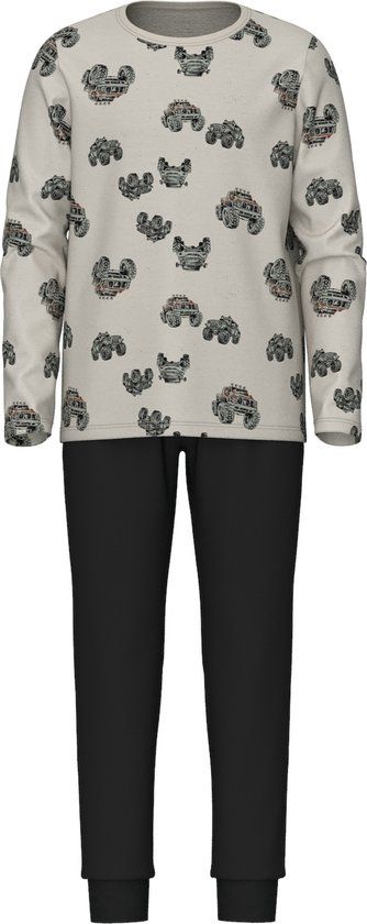 Name It Kinder Pyjama Set Jongens Monster Trucks Grijs - Maat 134/140