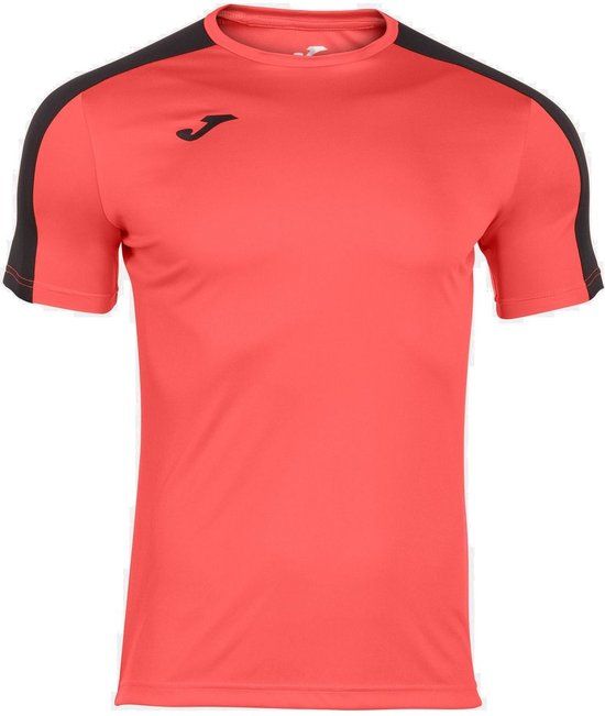 Joma Academy III Shirt Korte Mouw Kinderen - Fluo Oranje / Zwart - Maat 110