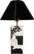 Mars & More Pied de lampe carré vache noir 45cm