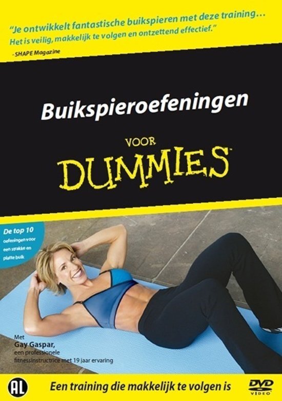 Andrea Ambandos Buikspieroefeningen Voor Dummies dvd