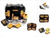 DeWalt DCW 604 P2 sans fil combi-fraiseuse 18 V 55 mm + 2x batteries 5,0 Ah + 1x chargeur rapide + set de fraisage 12 pièces dans TSTAK