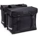 New Looxs Double Pannier Deluxe - Dubbele Fietstas - Geschikt voor Elektrische Fietsen – 46 Liter – Zwart