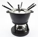 MÄSER 935482 Gietijzeren fondueset voor 6 personen, ideaal voor vleesfondue