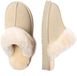 EVERAU Australia Dames Raven Pantoffels Sand Suède Slides Maat 36