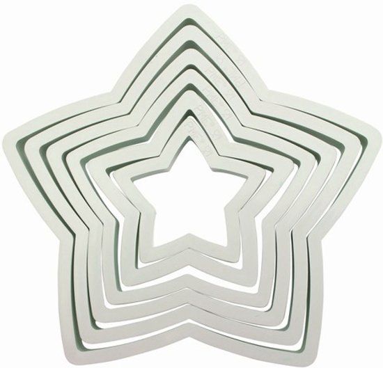 PME Uitstekerset Ster set/6
