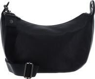 Mandarina Duck Mellow Leather Hobo Bag Nero Zwart